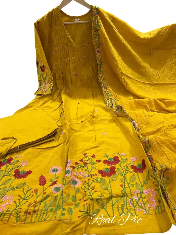 Cotton_Anarkali_Kurta_Set_With_Dupatta_Handcrafted_Adda_Work_Ethnic_Suit