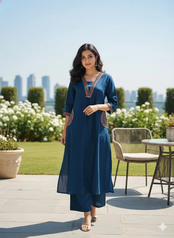 Elysian_Embroidered_Cotton_Flex_Kurti_Plazo_Set