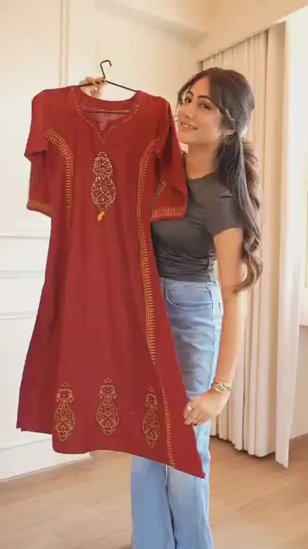 Cotton_Rust_Romance_Kurta_With_Pant_And_Dupatta_Set
