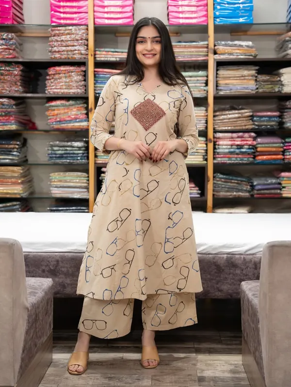Beige_Cotton_Embroidered_Co_Ord_Set_For_Women