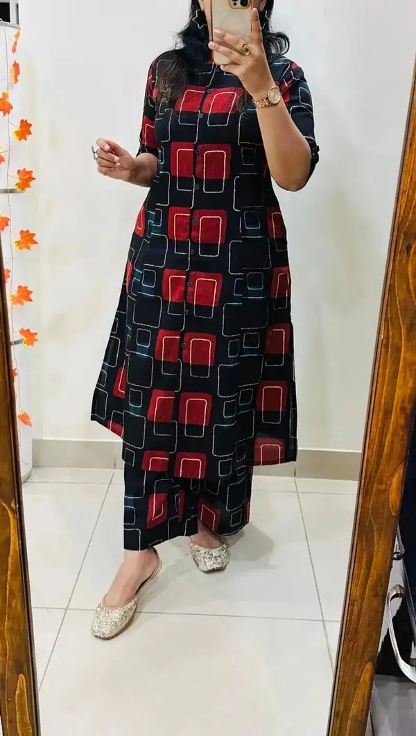 Brown_Cotton_Co_Ord_Set_For_Women_A_Line_Printed_Cotton_Top_Palazzo_Set