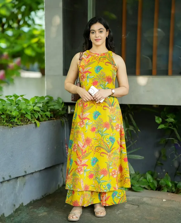 Gulnaar_Yellow_Floral_Kurta_Palazzo_Set