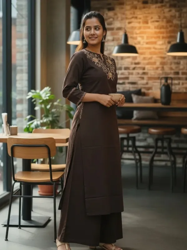 Noor_Earth_Embroidered_Cotton_Co_Ord_Set