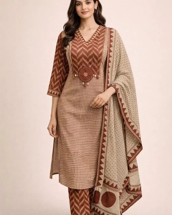 Heritage_Charm_Cotton_Kurta_Palazzo_Set_With_Designer_Dupatta