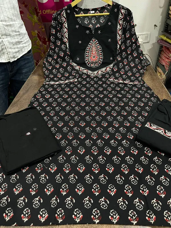 Pure_Cotton_Kurti_Pant_Dupatta_Set_For_Women_Embroidered_3_Piece_Ethnic_Suit