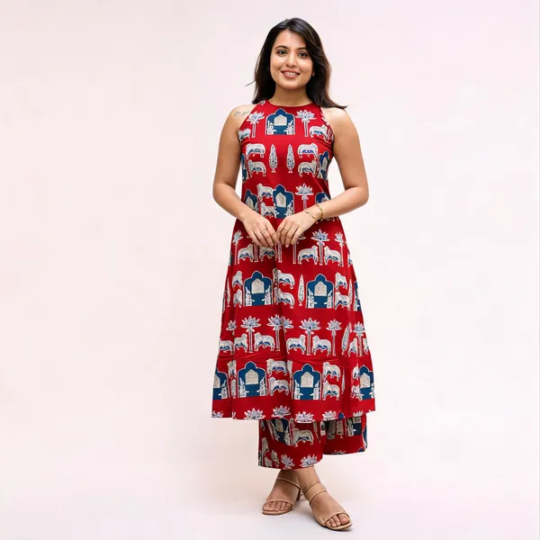 Shehzaadi_Heritage_Print_Kurta_Palazzo_Set