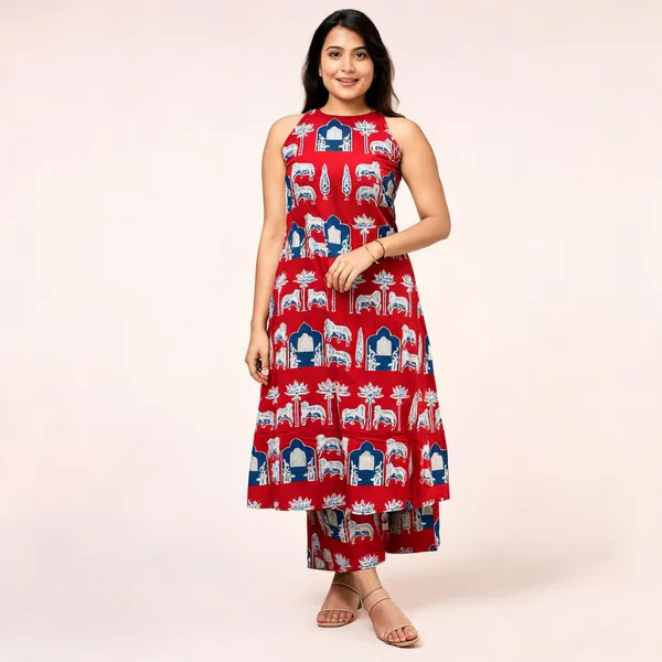 Shehzaadi_Heritage_Print_Kurta_Palazzo_Set