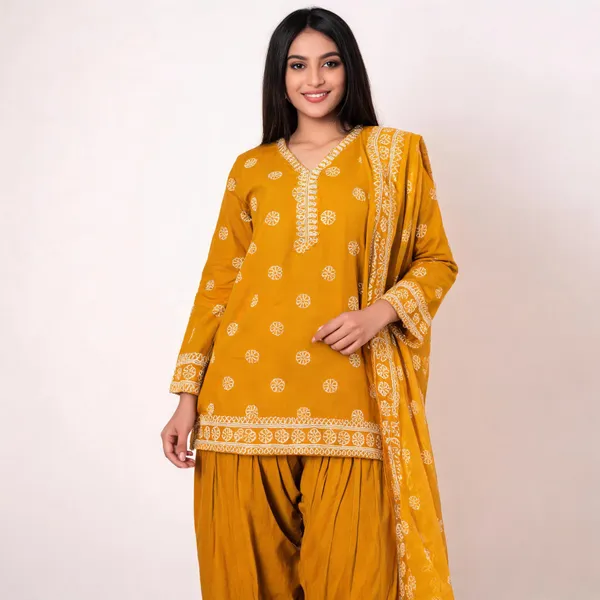 Pure_Cotton_Farsi_Suit_Set_For_Women_With_Dupatta_Handcrafted_Designer_Salwar_Suit
