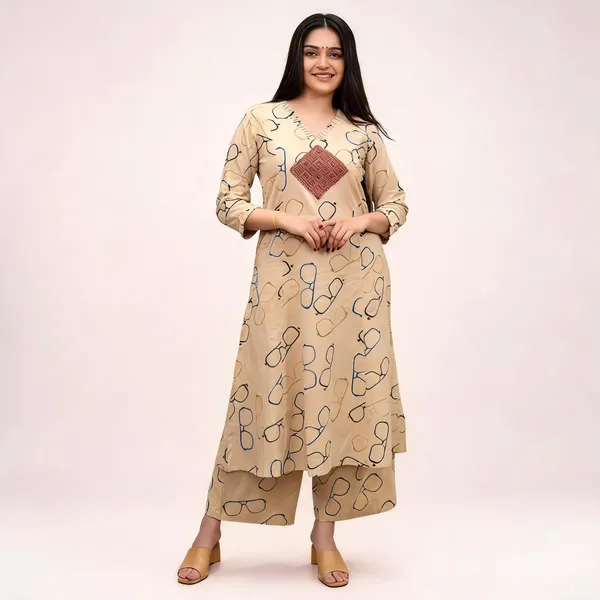 Beige_Cotton_Embroidered_Co_Ord_Set_For_Women
