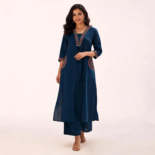Elysian_Embroidered_Cotton_Flex_Kurti_Plazo_Set