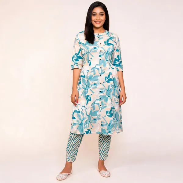 The_Aqua_Leaf_A_Line_Co_Ord