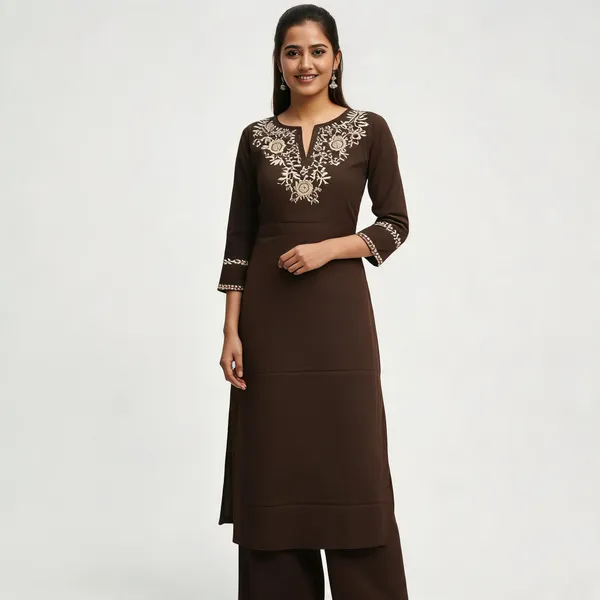 Noor_Earth_Embroidered_Cotton_Co_Ord_Set
