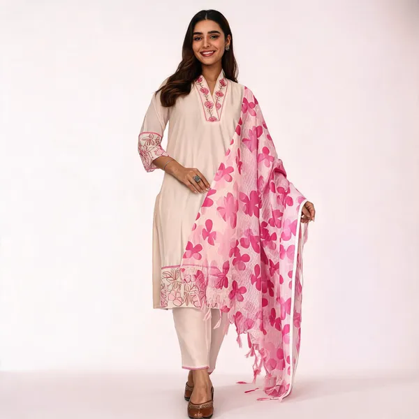 Blush_Bloom_Cotton_Flex_Embroidered_Kurta_Set_With_Kota_Doriya_Dupatta