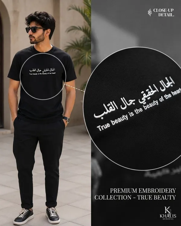 Black_Cotton_Regular_Fit_Embroidered_T-Shirt_For_Men