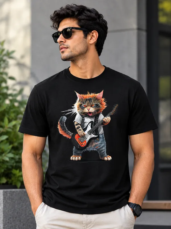 Black_Graphic_Digital_Print_Regular_Fit_T-Shirt_For_Men