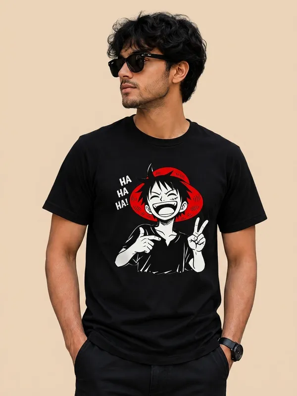 Black_Graphic_Digital_Print_Crew_Neck_T-Shirt_For_Men