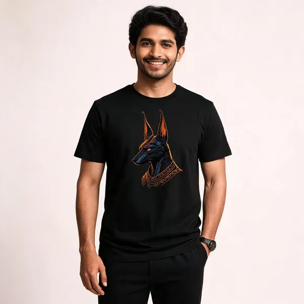 Black_Cotton_Regular_Fit_Anubis_Embroidered_T-Shirt_For_Men