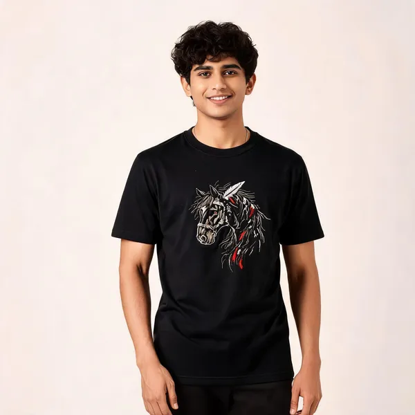 Black_Cotton_Regular_Fit_Graphic_Digital_Print_Embroidered_T-Shirt_For_Men