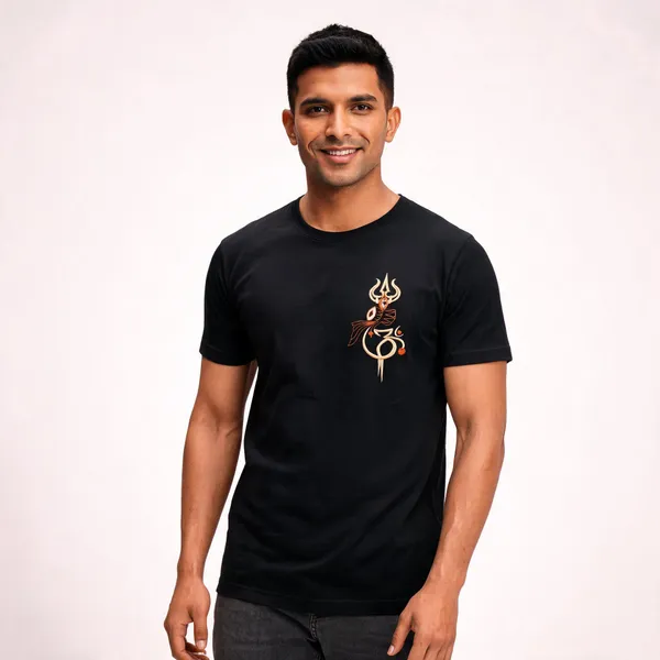 Black_Cotton_Regular_Fit_Trident_Embroidered_T-Shirt_For_Men