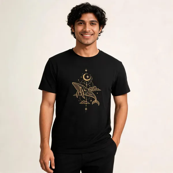 Black_Cotton_Regular_Fit_Embroidered_T-Shirt_For_Men