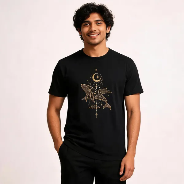 Black_Cotton_Regular_Fit_Embroidered_T-Shirt_For_Men