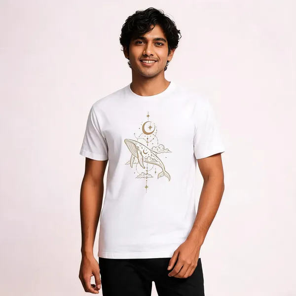 White_Cotton_Regular_Fit_Graphic_Digital_Print_Embroidered_T-Shirt_For_Men