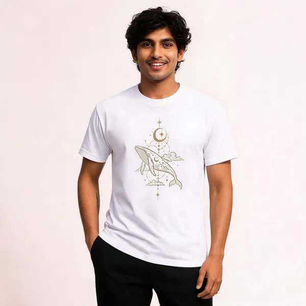 White_Cotton_Regular_Fit_Graphic_Digital_Print_Embroidered_T-Shirt_For_Men