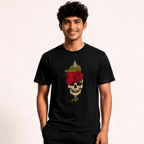 Black_Cotton_Regular_Fit_Skull_Graphic_Digital_Print_Embroidered_T-Shirt_For_Men