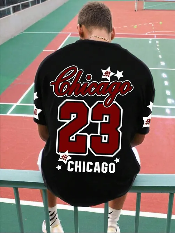 Chicago_23_Oversized_Unisex_T_Shirt