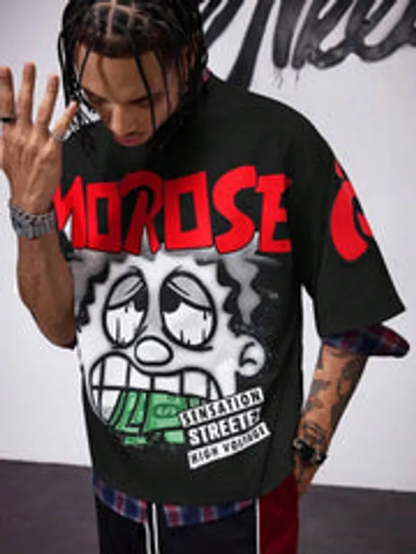 Morose_Black_Oversized_Unisex_T_Shirt