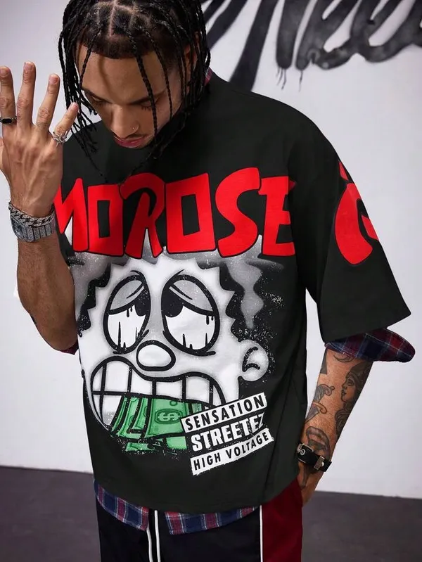 Morose_Black_Oversized_Unisex_T_Shirt