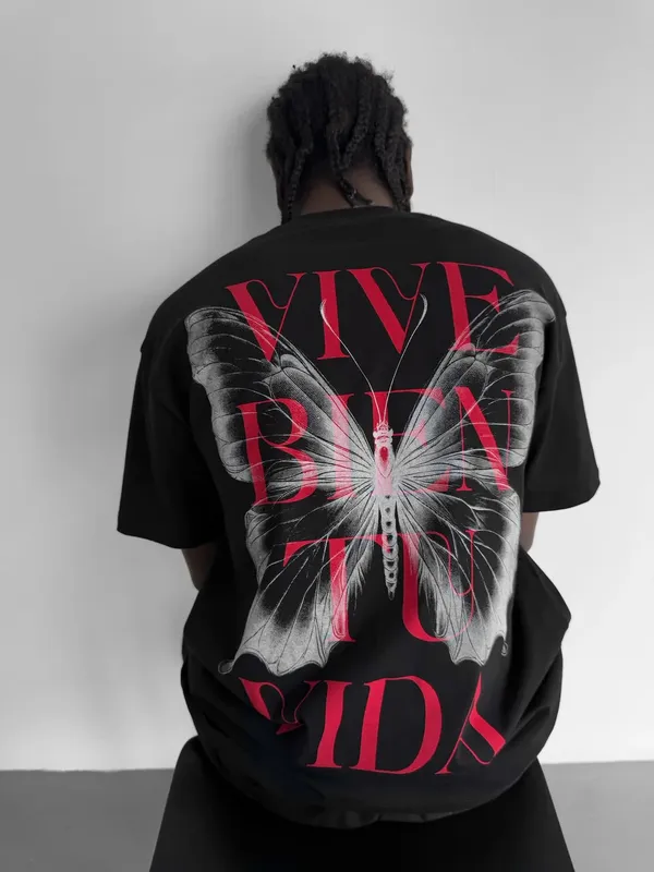 Vive_Bien_Black_Oversized_Unisex_T_Shirt