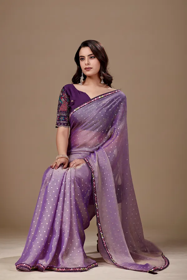 Purple_Sheer_Sequin_Saree_For_Women