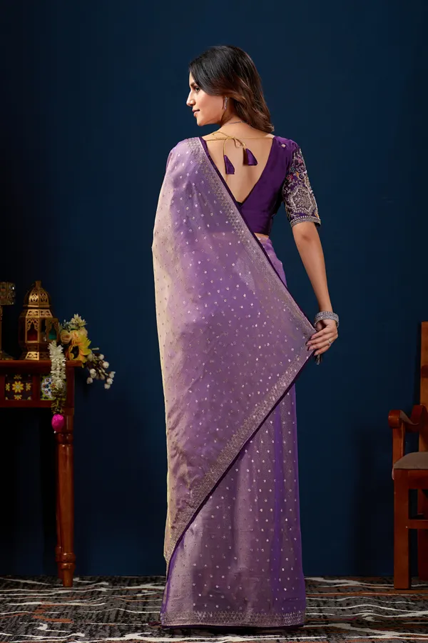 Purple_Embellished_Saree_With_Blouse_For_Women