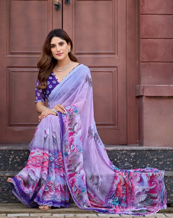 Lavender_Georgette_Floral_Paisley_Printed_Saree_For_Women