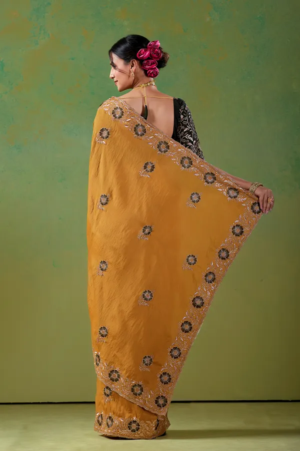Mustard_Floral_Border_Saree_for_Women
