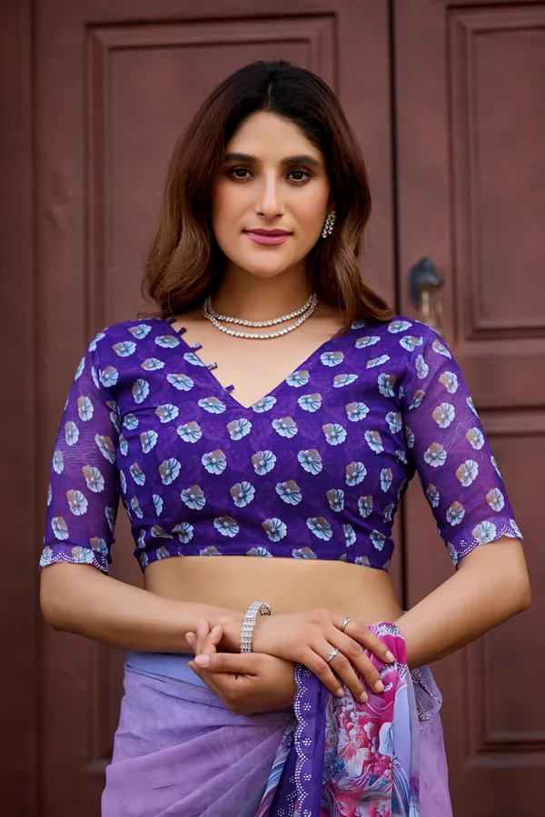 Lavender_Georgette_Floral_Paisley_Printed_Saree_For_Women
