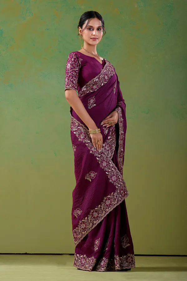 Purple_Chiffon_Ornate_Floral_Embroidered_Saree_For_Women