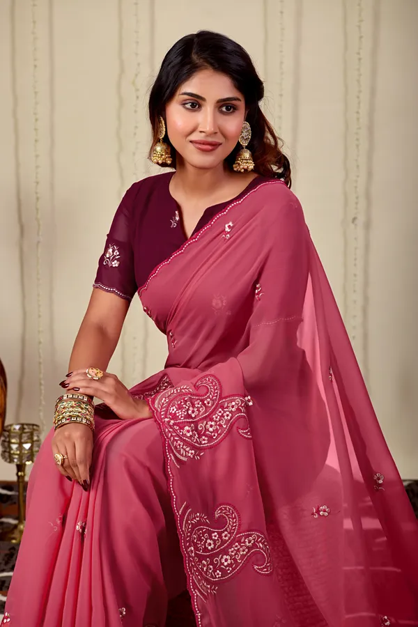 Pink_Georgette_Embroidered_Saree_for_Women