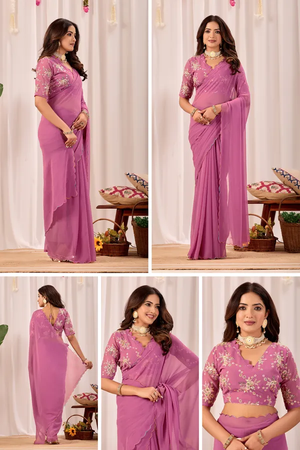 Pink_Georgette_Floral_Embroidered_Saree_For_Women