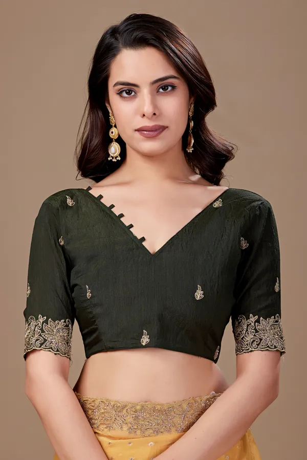 Yellow_Embellished_Saree_For_Women