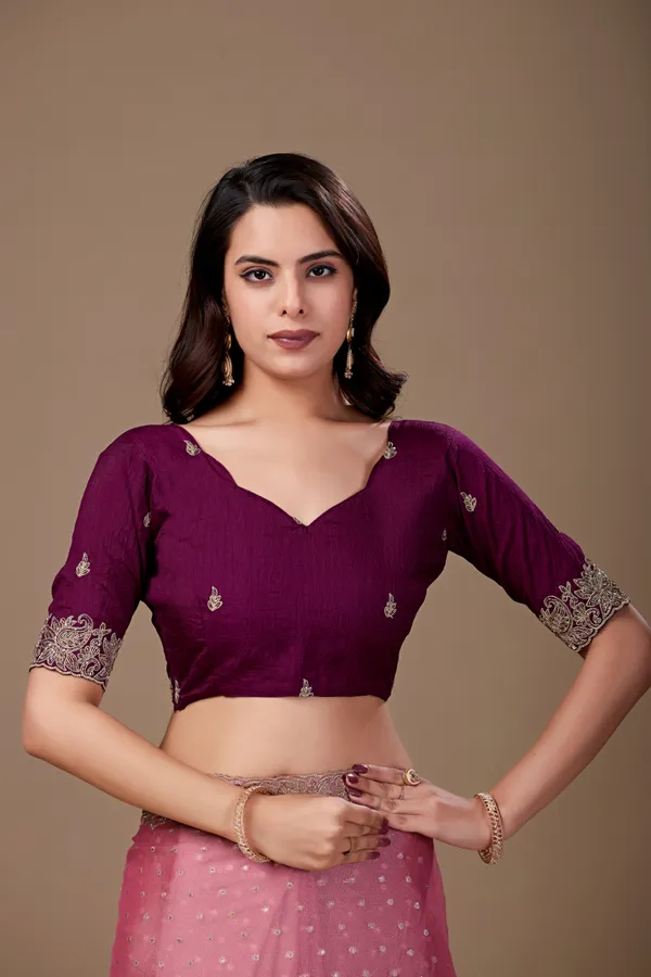 Pink_Embellished_Saree_For_Women
