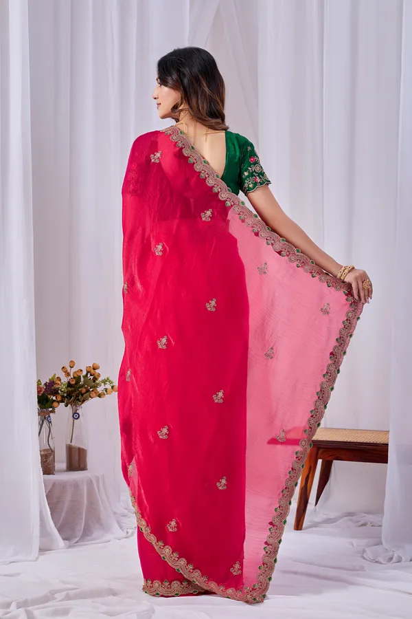 Pink_Embroidered_Saree_For_Women