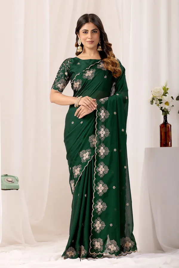 Green_Embroidered_Saree_for_Women