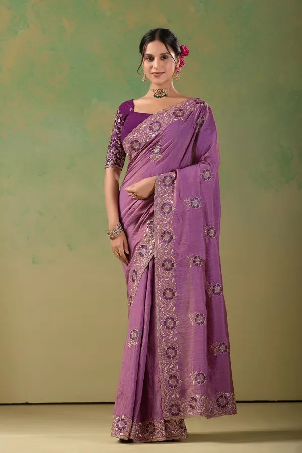 Purple_Embroidered_Saree_for_Women