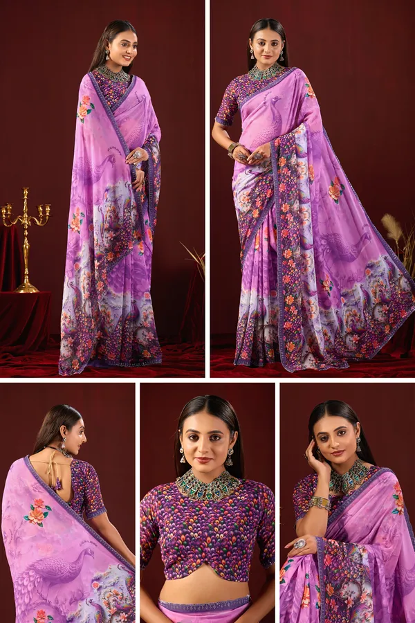 Pink_Printed_Ethnic_Saree_For_Women