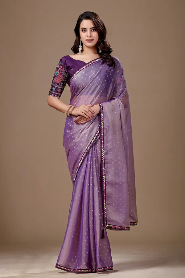 Purple_Sheer_Sequin_Saree_For_Women