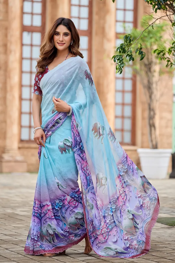 Light_Blue_Floral_Print_Saree_for_Women
