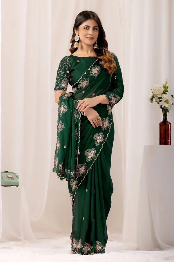 Green_Embroidered_Saree_for_Women