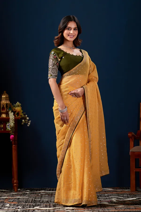 Mustard_Embellished_Traditional_Saree_for_Women